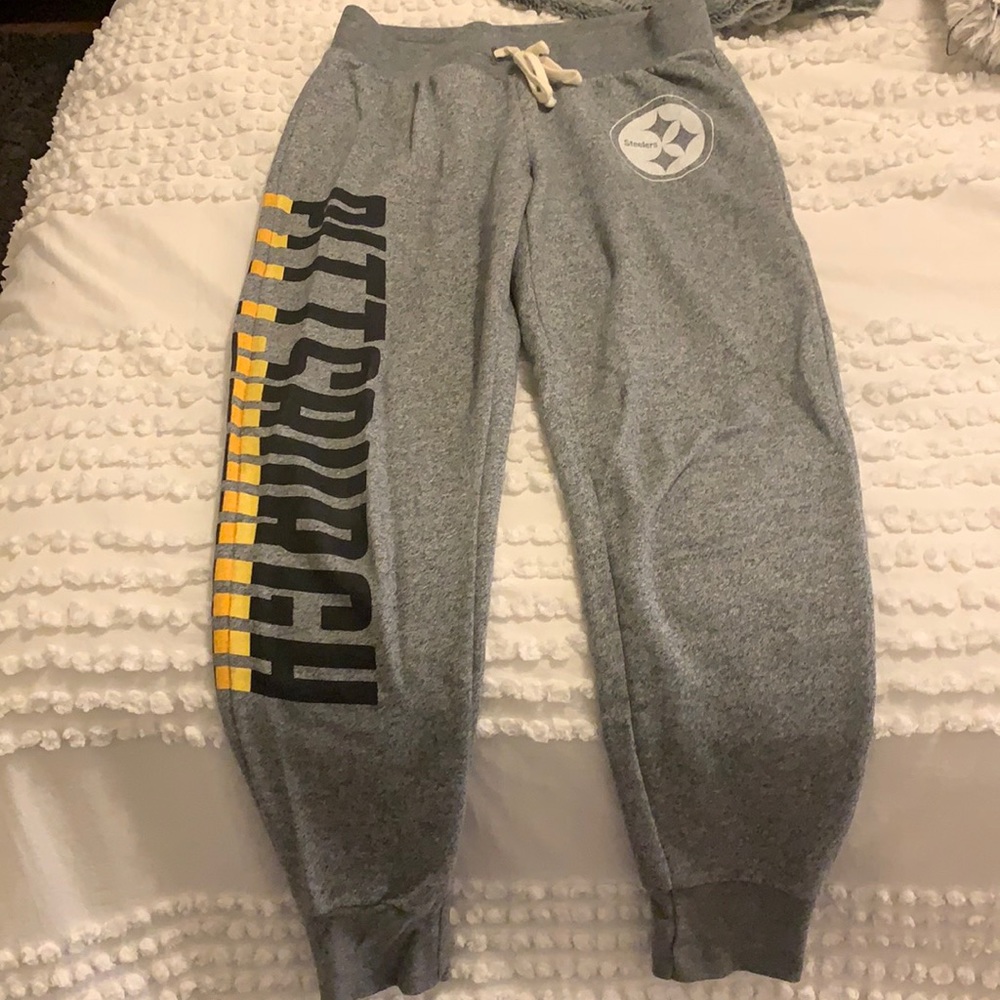 Steelers grey joggers